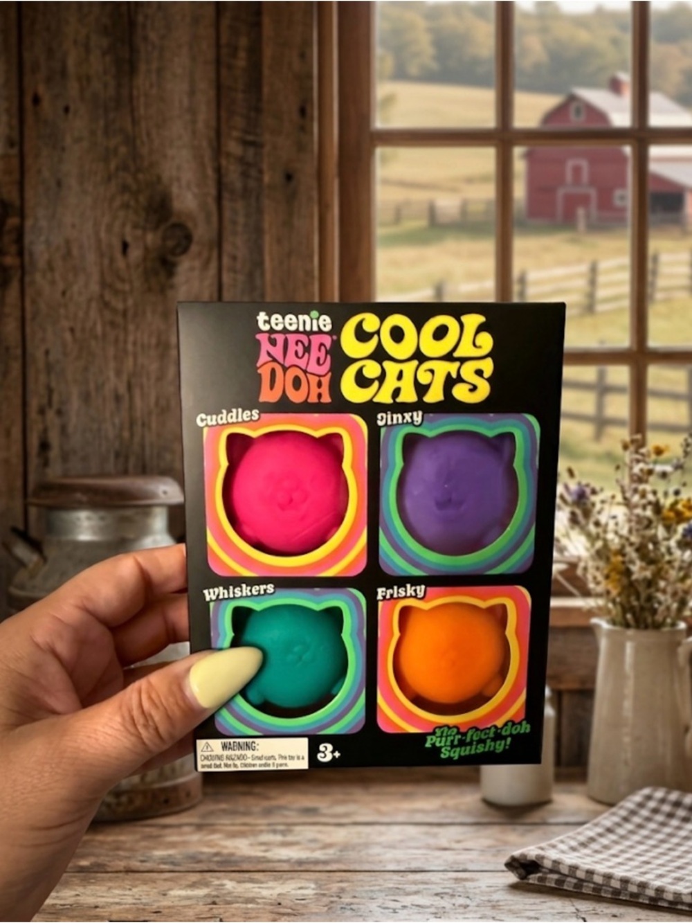 VIRAL 😻Teenie Ned Doh Cool Cats Squishy